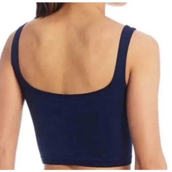 Free People Intimately Navy Cropped Cami Tank - Picture 3 of 5